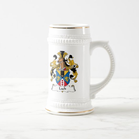 Lach Familienwappen Bierglas (Rechts)