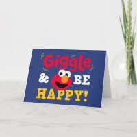 Lach und sei glücklich Elmo Geburtstag