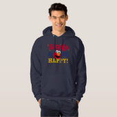 Lach und sei glücklich Elmo Hoodie (Vorne ganz)