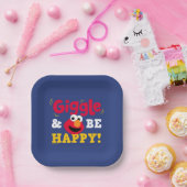 Lach und sei glücklich Elmo Pappteller (Party)