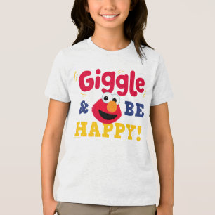 Lach und sei glücklich Elmo Tri-Blend Shirt