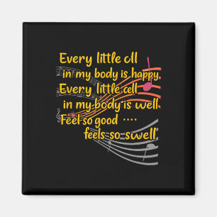 Lach-Yoga-Jedes-Kleine-Zelle-Wellness-Song-Brea Magnet