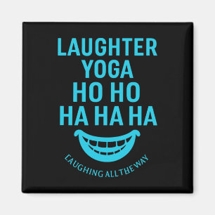 Lach-Yoga Lächeln Lachen Auf Dem Weg Achtsamer Gei Magnet
