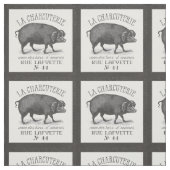 LACHARCUTERIE Schwein-Vintage Franzosen Stoff (Muster)