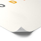 lache heute. Poster & Prints (Ecke)