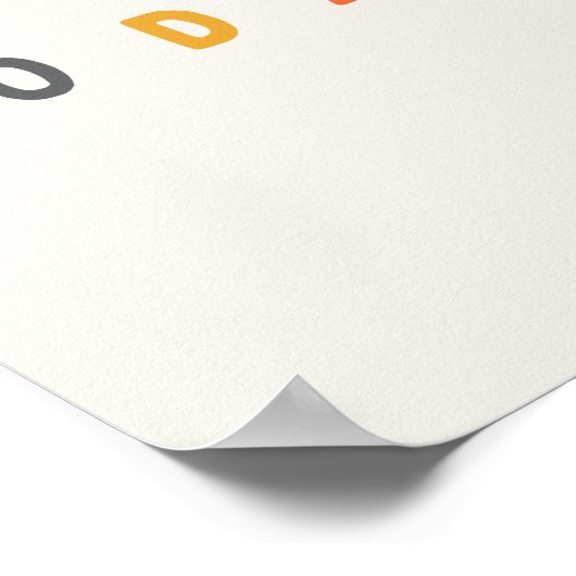 lache heute. Poster & Prints (Ecke)