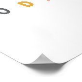 lache heute. Poster & Prints (Ecke)