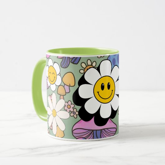 Lächelblume Tasse (Vorderseite Links)