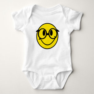Lächelbrille Baby Strampler