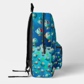Lächelfisch Bedruckter Rucksack (Links)
