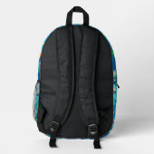 Lächelfisch Bedruckter Rucksack (Rückseite)