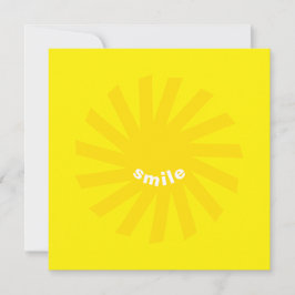 Lächelgelbe Sonnenstrahlen fröhlicher Spaß fröhlic