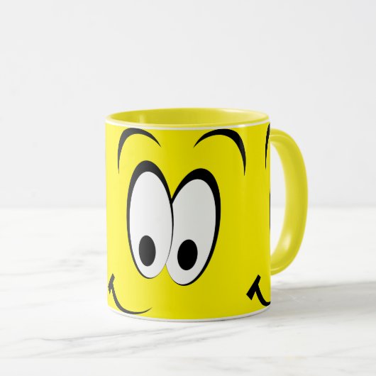 Lächelgesicht Tasse (VorderseiteRechts)