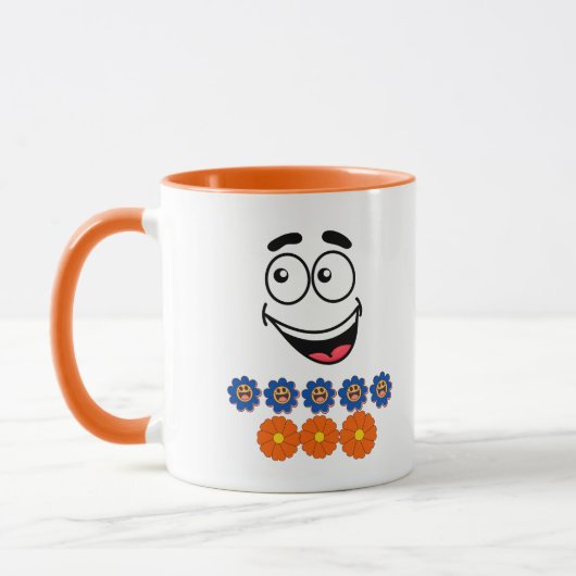 LächelIllustration Tasse (Links)