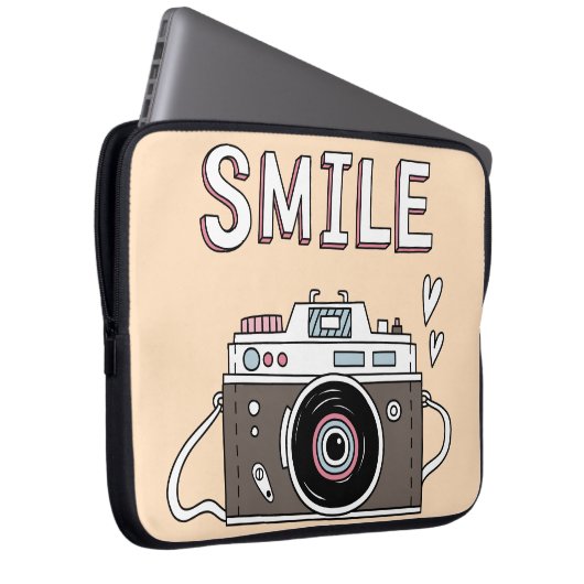 Lächelkamera Laptopschutzhülle (Vorne Rechts)