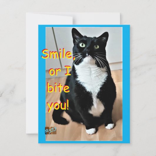 Lächelkarte (Vorderseite)