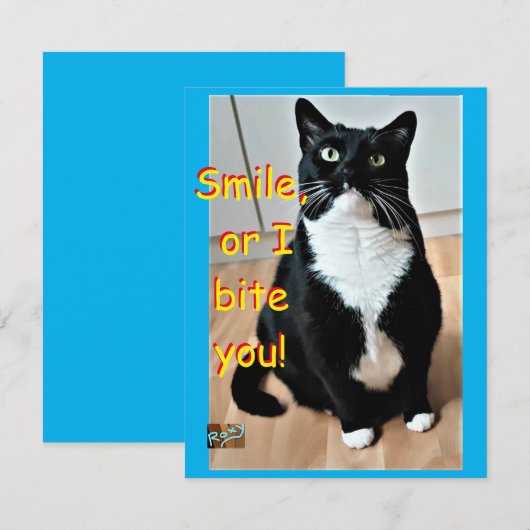 Lächelkarte (Vorne/Hinten)