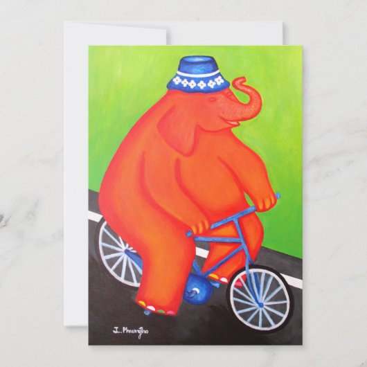 Lächelkarte Feiertagskarte (Vorderseite)