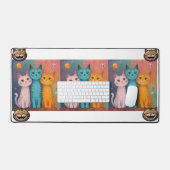 Lächelkatzen Schreibtischunterlage (Tastatur & Maus)