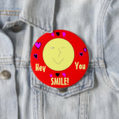 Lächelknopf Button (Beispiel)