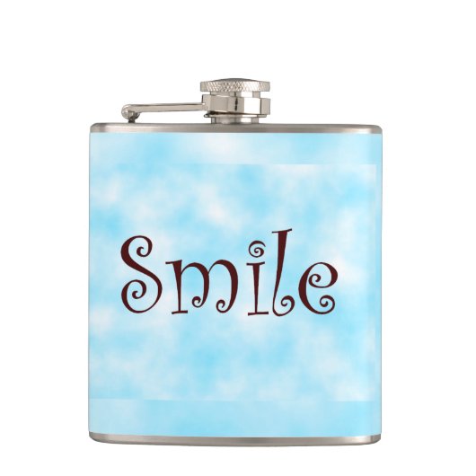 Lächelkolben Flachmann (Vorderseite)