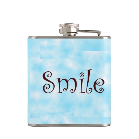 Lächelkolben Flachmann (Rückseite)