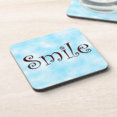 Lächelkork-Untersetzer Getränkeuntersetzer (Linke Seite)