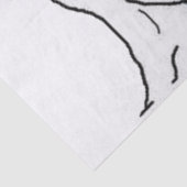 Lächelmaske Seidenpapier (Detail)