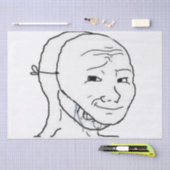 Lächelmaske Seidenpapier (Handwerk)