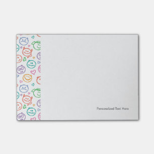 Lächelmuster Post-it Klebezettel