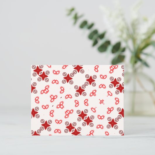 Lächeln 2_ postkarte (Stehend Vorderseite)