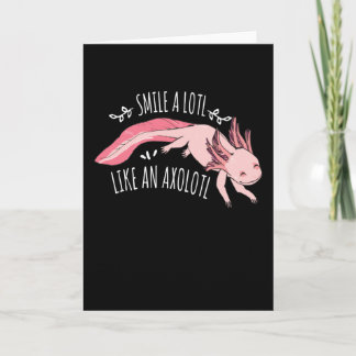 Lächeln a Lotl Axolotl Kirche Karte