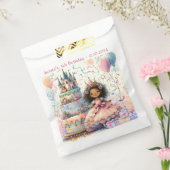 Lächeln Afro American Princess Castle Cake Geschen Geschenktütchen (Versiegelt)