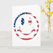 Lächeln Amerika Karte (Gelbe Blume)