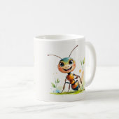 Lächeln Ant Tasse Einzigartiger Kaffeecup (VorderseiteRechts)
