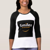 Lächeln auf dem Camino T-Shirt (Vorderseite)