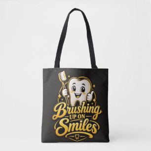 Lächeln auffrischen Süßes Zahnarzt-Geschenk Tasche