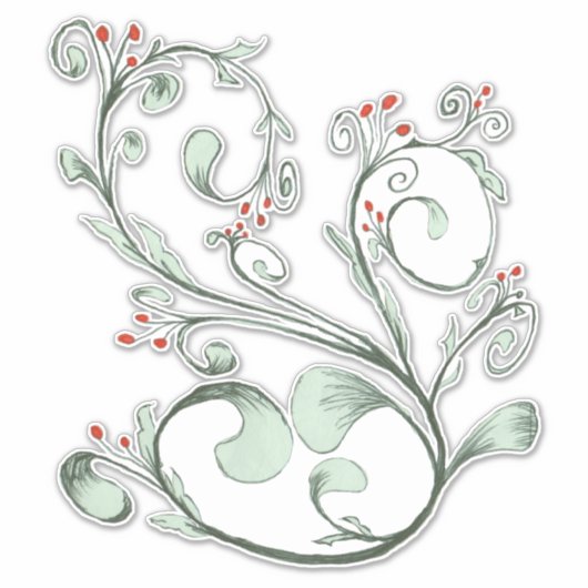 Lächeln Aufkleber (Vorderseite)