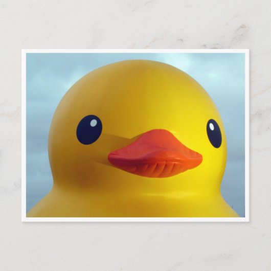 Lächeln aus Gummi Postkarte (Vorderseite)