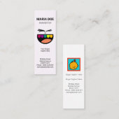 Lächeln Babysitter-Babysitter Mini Visitenkarte (Vorne/Hinten)