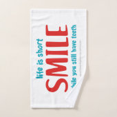 Lächeln Badhandtuch Set (Handtuch)