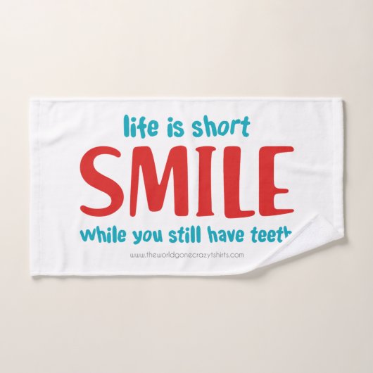 Lächeln Badhandtuch Set (Handtuch)