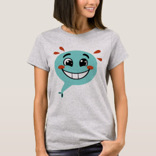 Lächeln-Ballon-T-Shirt T-Shirt