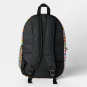 Lächeln Bedruckter Rucksack (Rückseite)