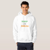 Lächeln behalten hoodie (Vorne ganz)