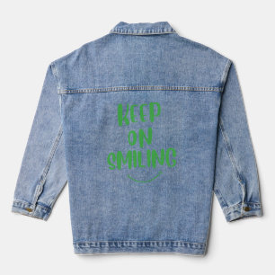 Lächeln behalten jeansjacke