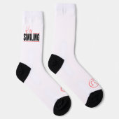 Lächeln Behaltend Buchstaben Socken (Rechts)