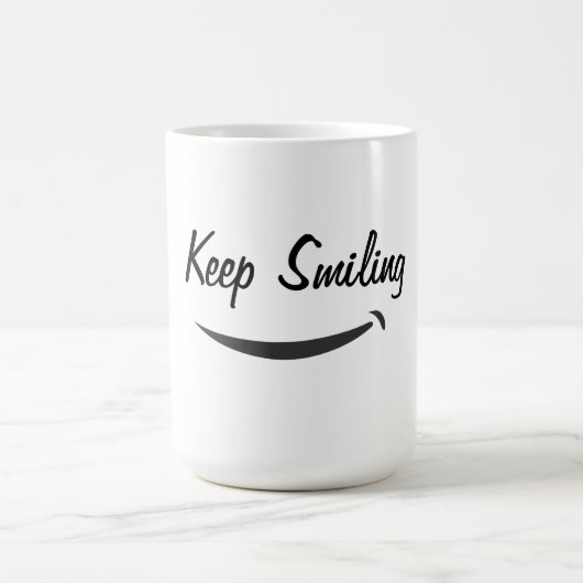 Lächeln Behaltend Kaffeetasse (Mittel)