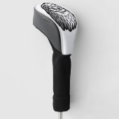 Lächeln Bigfoot - Sasquatch Sighting Golf Headcover (angewinkelt)