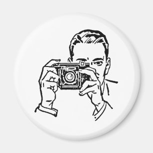 Lächeln-Blitz Magnet